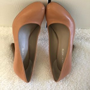 Franco Sarto terracota platform pumps